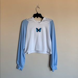 SHEIN large women’s cropped hoodie